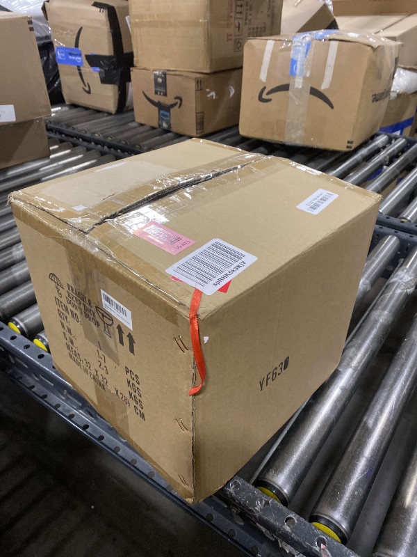 Photo 1 of Yifi Deco Brass Glass Ceiling Pendant Light, Hanging Chain lamp, with Vintage Lotus Flower Glass Shade for Kitchen Island Dining Room Bedroom Living Room-12 Clear Large Shade