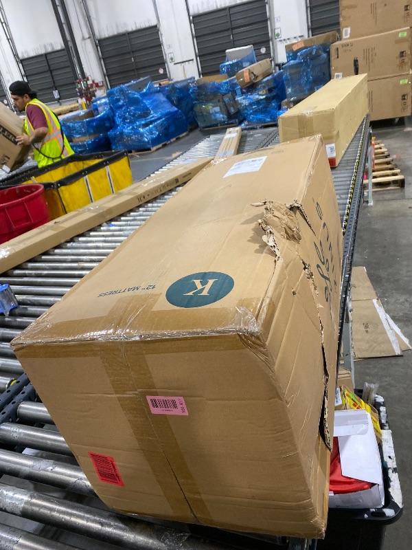 Photo 1 of Zinus 12 Inch King Green Tea Memory Foam Mattress [New Version], Fiberglass Free, Medium Firm Feel, Zoned Pressure Relief, Certified Safe Foams & Fabric, Mattress in A Box