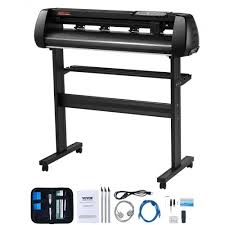Photo 1 of VEVOR Vinyl Cutter Machine, 34in Offline Bluetooth Cutting Plotter Machine, 400in/10m Steel Roller Shaft Adjustable Speed Force, SignMaster Software Tool DIY Craft Kit for Sign Making Windows & Mobile