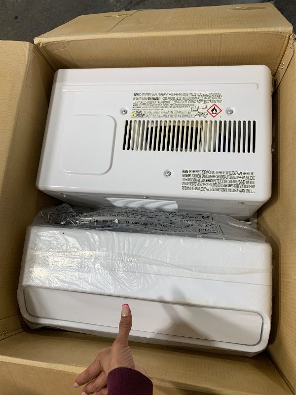 Photo 1 of Midea 12,000 BTU U Shaped Smart Inverter Window Air Conditioner - Cools 550 Sq Ft, Ultra Quiet with Open Window Flexibility - Alexa/Google Assistant Compatible - 35% Energy Savings, Remote (Updated)