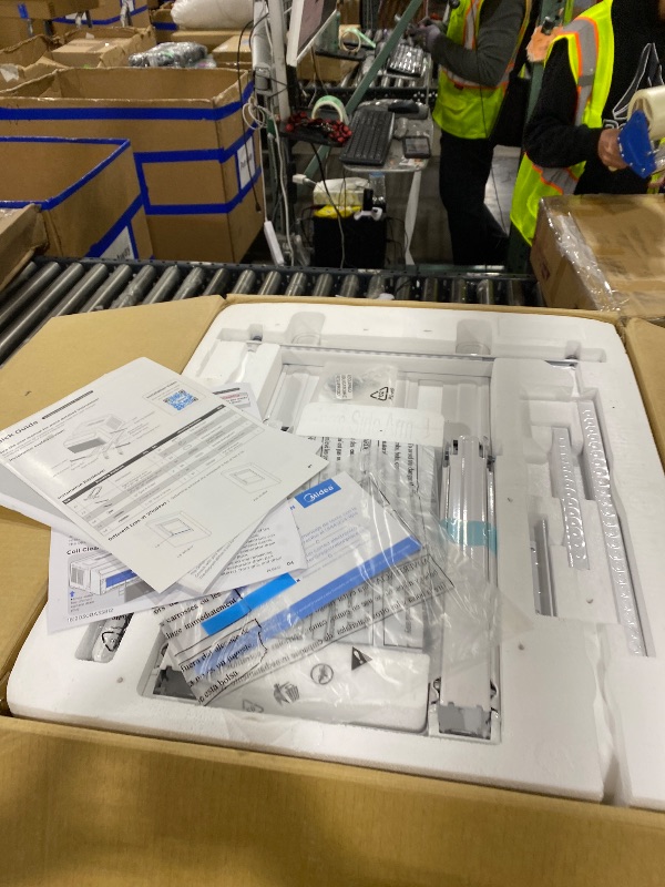 Photo 1 of Midea 12,000 BTU U Shaped Smart Inverter Window Air Conditioner - Cools 550 Sq Ft, Ultra Quiet with Open Window Flexibility - Alexa/Google Assistant Compatible - 35% Energy Savings, Remote (Updated)