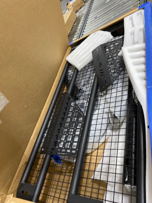 Photo 1 of Roll Bar with Cargo Basket for Full-Size Trucks, Extendable Chase Rack