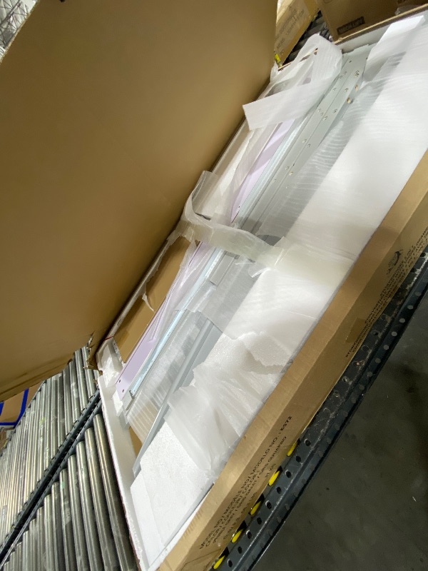 Photo 1 of Dream On Me Storybrooke 5-in-1 Convertible Full-Size Crib with Under Drawer, Pebble Grey, GreenGuard Gold & BSA, Convert to Toddler, Day & Full-Size Bed, 3 Mattress Heights, Sustainable Pinewood