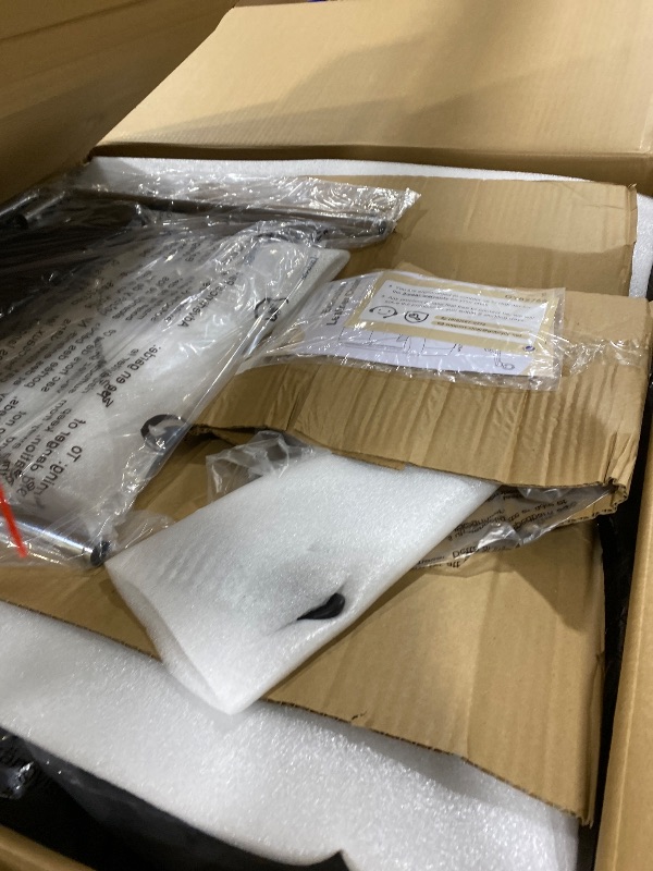 Photo 1 of GABRYLLY Ergonomic Chair with Footrest – Wide Cross Legged Chair with Reversible Armrests, 120°Tilt, Lumbar Support,Heavy-Duty Base, Big and Tall Executive Chair Plus, Black, GY82766