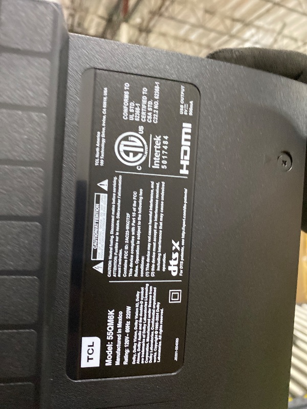 Photo 1 of TCL 55 Inch Class QM6K Series | Mini LED QLED 4K HDR | 55QM6K, 2025 Model | 120HZ-144HZ High Brightness Smart Google TV Dolby Atmos Onkyo Audio | Voice Remote Alexa Gaming Streaming Television