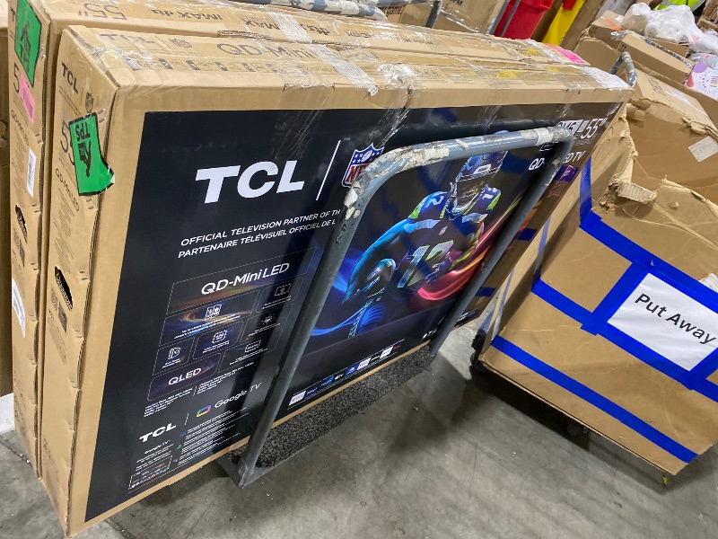 Photo 1 of TCL 55 Inch Class QM6K Series | Mini LED QLED 4K HDR | 55QM6K, 2025 Model | 120HZ-144HZ High Brightness Smart Google TV Dolby Atmos Onkyo Audio | Voice Remote Alexa Gaming Streaming Television