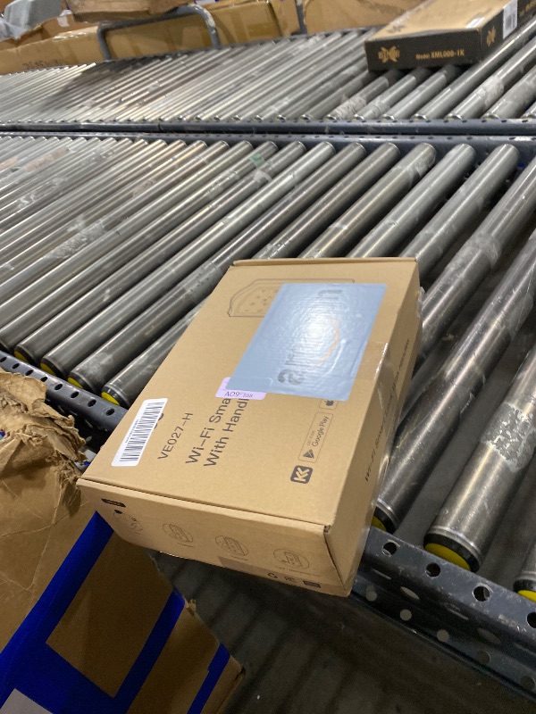 Photo 1 of Veise VE027-H Built-in Wi-Fi Fingerprint Smart Deadbolt Lock with Handleset, App Remote & Voice Control, Keyless Entry Front Door Lock Set, Touchscreen Keypad, Auto-Lock, Easy Setup, Satin Nickel