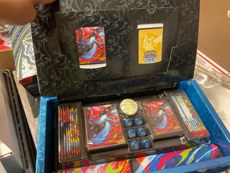 Photo 1 of SEE NOTES AND PICTURES,,,,,,,,,,,,,,,,,Pokémon TCG: Mega Charizard X ex Ultra-Premium Collection