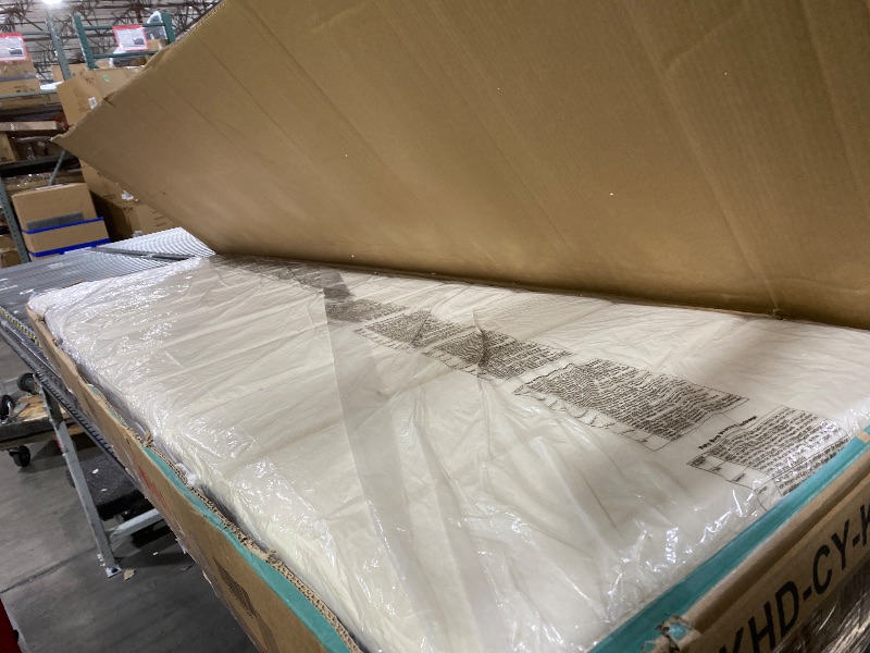 Photo 1 of White bed frame with headboard