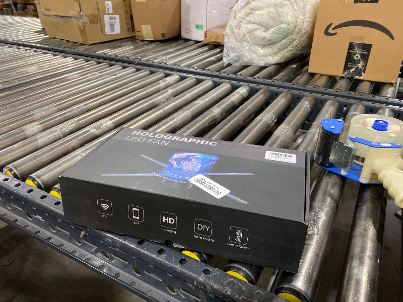 Photo 1 of 3D Hologram Fan, 26 inch Hologram Fan Support App/Remote/Bluetooth/WIFI, Holographic Display with HD LED 2000*1536PX Resolution Picture Spinner for Business,Shop,Christmas,Halloween (65cm, 8G)