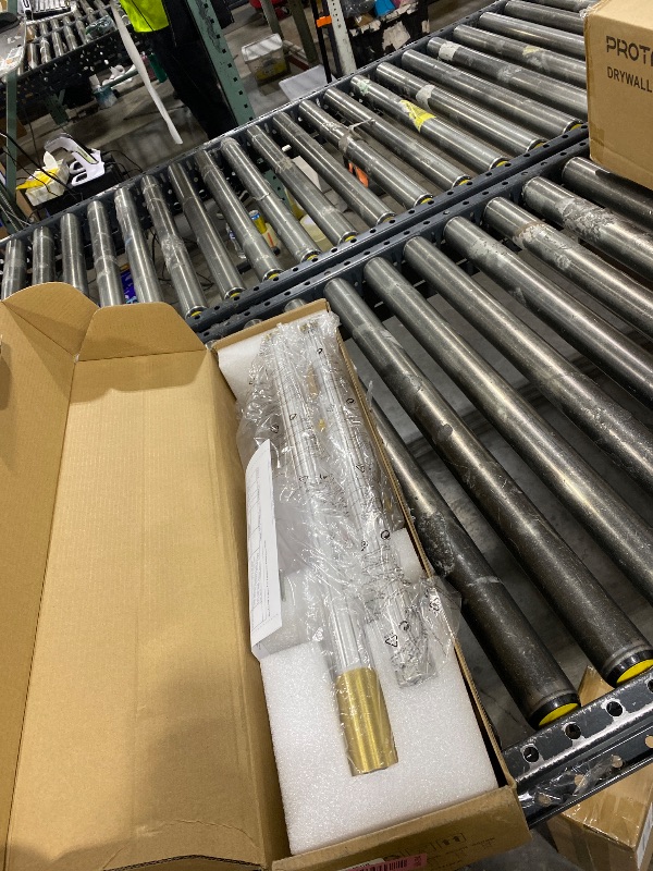 Photo 1 of Gednbo Dimmable LED Bathroom Vanity Lights Hardwired 360° Full Lighting Bathroom Light Fixtures Over Mirror Vanity Light Bar Modern Wall Sconce Warm Light for Bedroom Living Room - Gold, 39 inch