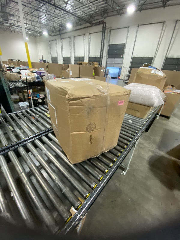 Photo 1 of Akro-Mils KeepBox 12 Gallon Storage Container, Nesting and Stackable Plastic Storage Box with Lid Attached and Rails for Letter Size Hanging File Folders, 21" x 15" x 12", Clear/Blue, 6-Pack