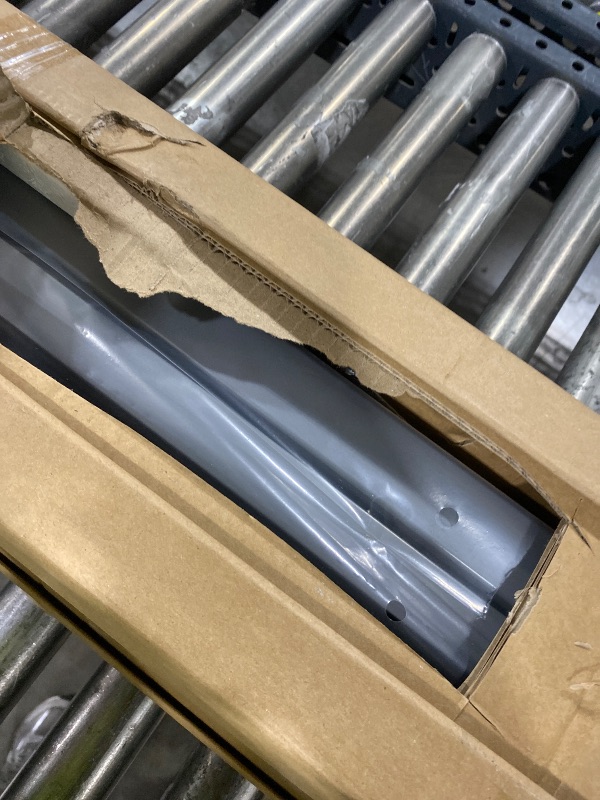 Photo 1 of PATISOL 10'x8' Patio Awning Retractable Fully Assembled Manual Sunshade Shelter Aluminum Frame, 100% 280G Polyester Water-resistant Outdoor Window Door Awning Deck Canopy Balcony Yard Porch(Dark Grey)