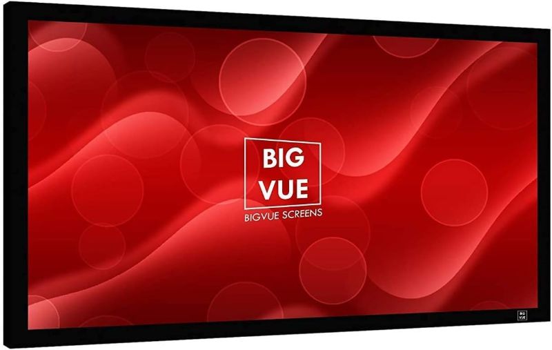 Photo 1 of 120" Fixed Frame Projector Screen UST/Short Throw/Standard Compatible 16:9 4K/8K Ultra HD HDR Wide Viewing Angle Active 3D PVC Slim Aluminum Frame Wall Mount for Home Theater & Office - White