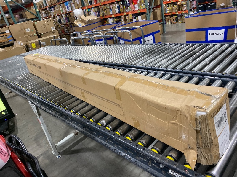 Photo 1 of kadision 8FT LED Linear Light, 3CCT 100/90/80/70/60W 0-10V Dimmable, Suspended Architectural Linear LED Light Fixture with Up/Down Lighitng for Office, Retail, ETL-Listed 4-Pack