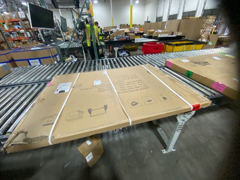 Photo 1 of Amazon Basics Glass Dry-Erase Board, Magnetic Frameless Whiteboard, 48W'' x 36H''