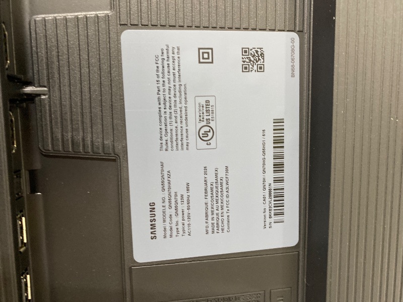 Photo 1 of Samsung 55-Inch Class Neo QLED QN70H Series Samsung Vision AI Smart TV (2026 Model, 55Q70H) Quantum Mini LED, 100% Color Volume with Quantum Dot, NQ4 AI Processor, 4K Upscaling, Alexa Built-in