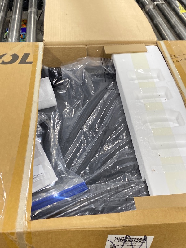 Photo 1 of Treadmill with Speaker, 6-in-1 7.5MPH Foldable Treadmill for Home with App Compatible, Walking Pad with 10% Incline, LED Display, 3.0HP Brushless Drive, 350 LB Weight Capacity, 12 HIIT Programs