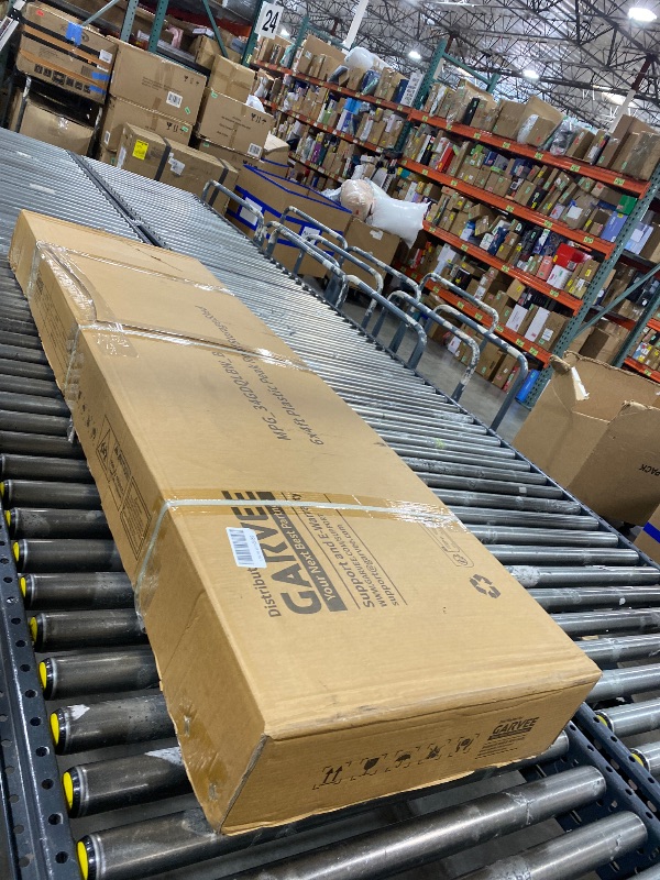 Photo 1 of 4x6 FT Outdoor Storage Shed, Large Waterproof Resin Garden Shed with Lockable Door Vents Window for Patio Lawn Mower Bike Tool Backyard Organization, Gray + Black