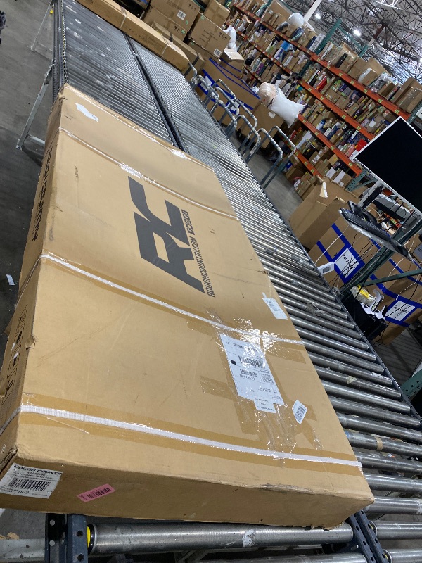 Photo 1 of Rough Country Hard Tri-Fold Flip Up Tonneau Cover for Chevy Silverado & GMC Sierra 1500 (2019-2026) – Flush Aluminum Bed Cover, Fits 5'10" Short Bed