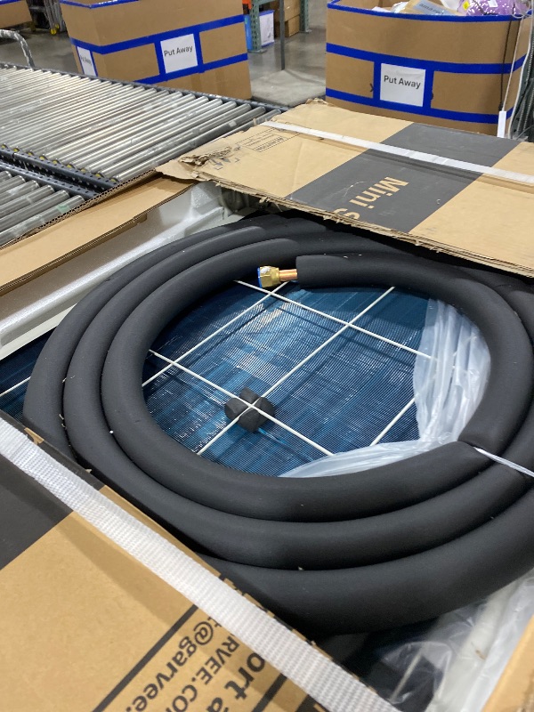 Photo 1 of 9,000 BTU Mini Split AC/Heating System, 24 SEER2 Smart Air Conditioner w/Heat Pump, 208-230V Ductless AC Unit Combo withWiFi Control, Cools/Heats up to 450 Sq.Ft, Ultra Quiet, Easy Installation