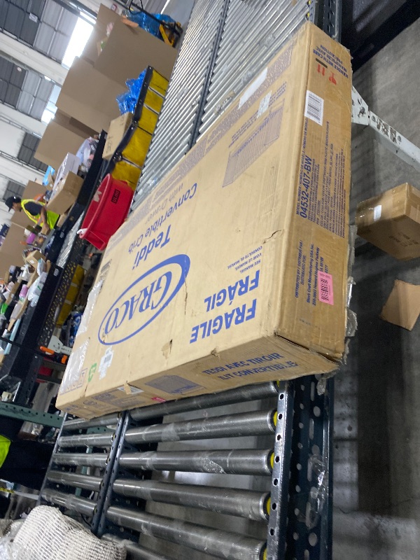 Photo 1 of Graco Teddi 5-in-1 Convertible Crib with Drawer – GREENGUARD Gold Certified, Full-Size Nursery Storage Drawer, Baby Crib Converts to Toddler Bed, Daybed and Full-Size Bed (Driftwood)