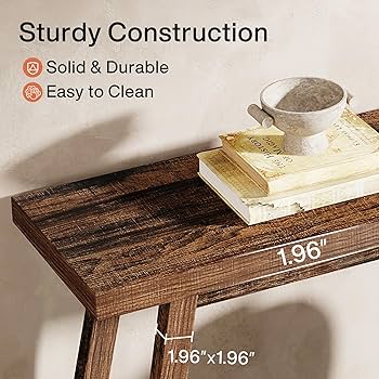 Photo 1 of  Table, Foyer Entry Table for Hallway, Living Room, Brown