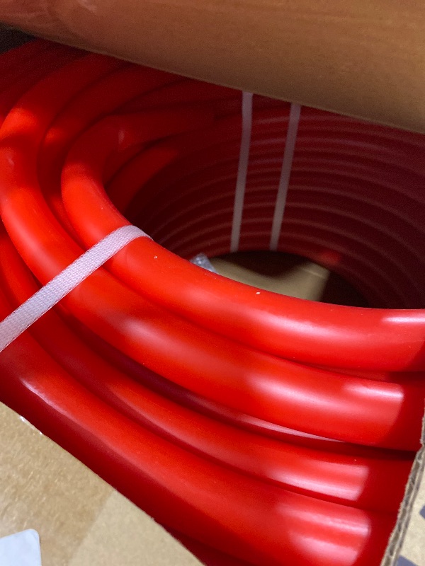 Photo 1 of Vevor Pex , 1 Inch x 500 FT Tubing, Non Oxygen Barrier Red B Pipe, Flexible Water Line for RV Sewer Hose, Plumbing, Radiant Heating