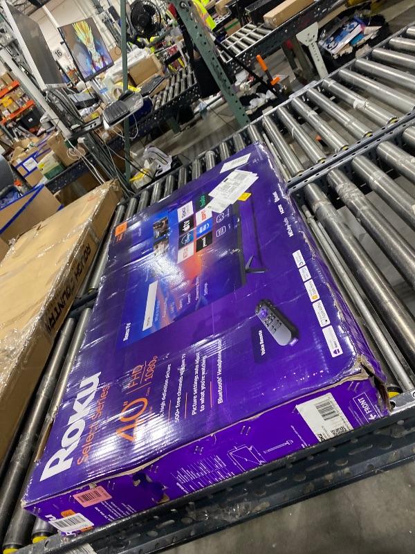 Photo 1 of Roku Smart TV – 40-Inch Select Series, 1080p Full HD TV – Roku TV with Voice Remote – Flat Screen LED Television with Wi-Fi for Streaming Live Local News, Sports, Family Entertainment