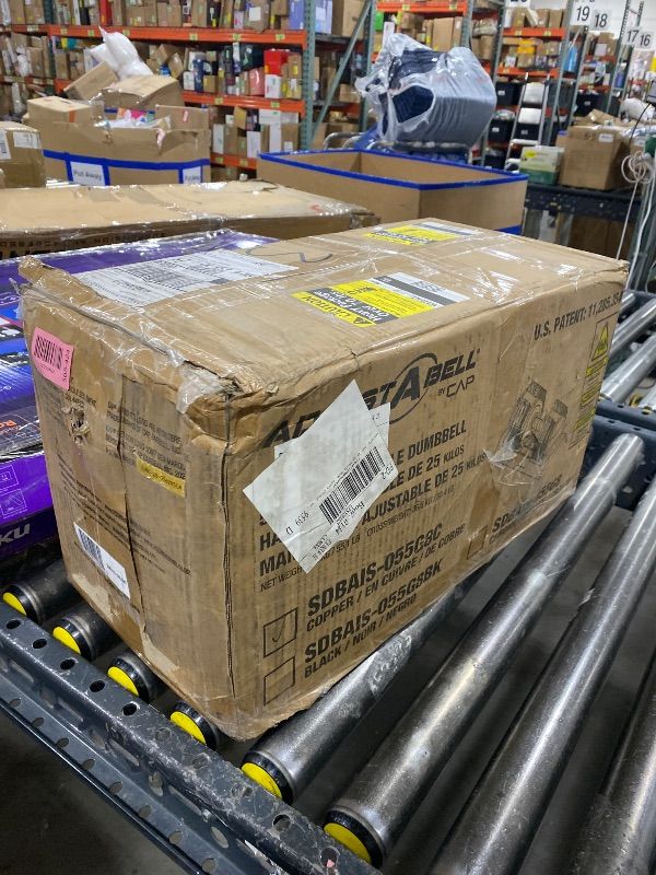 Photo 1 of CAP Barbell 55 lb Single Adjustable Dumbbell with Full Rotation Copper Handle