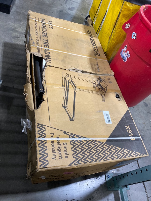 Photo 1 of Treadmill for Home with 25% Auto Incline - 8.5MPH Max Speed, Extra Large LED Touchscreen, 300LBS Capacity, Bluetooth Speaker, 3.5HP Home Office Treadmills for Running Jogging Walking