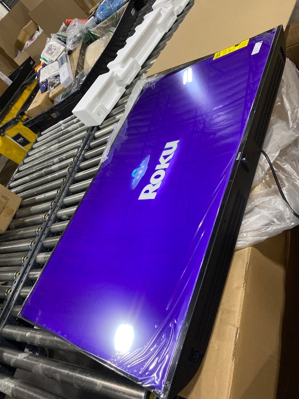 Photo 1 of Roku Smart TV – 50-Inch Select Series, 4K HDR TV – RokuTV with Enhanced Voice Remote – Flat Screen LED Television with Wi-Fi for Streaming Live Local News, Sports, Family Entertainment
