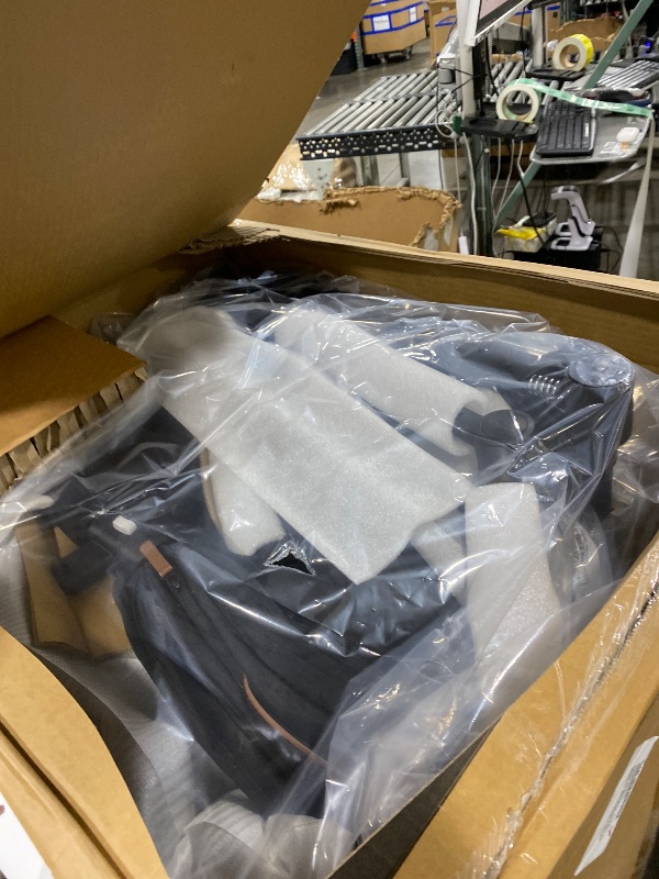 Photo 1 of Evenflo Shyft Intuiti+ Travel System Featuring Revolve180 LiteMax NXT Preemie and Infant Car Seat with SensorySoothe and Green & Gentle (Jasper Black)