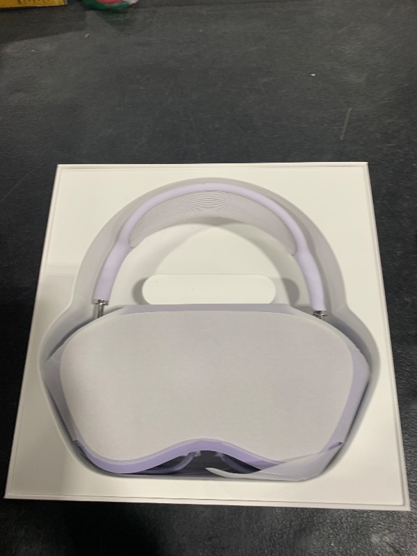 Photo 1 of Apple AirPods Max Wireless Over-Ear Headphones, Pro-Level Active Noise Cancellation, Transparency Mode, Personalized Spatial Audio, USB-C Charging, Bluetooth Headphones for iPhone - Purple
