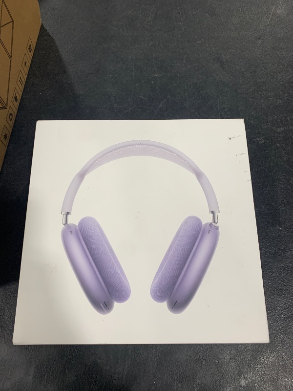 Photo 1 of Apple AirPods Max Wireless Over-Ear Headphones, Pro-Level Active Noise Cancellation, Transparency Mode, Personalized Spatial Audio, USB-C Charging, Bluetooth Headphones for iPhone - Purple