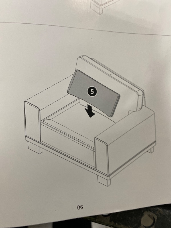 Photo 1 of BEIGE SOFA CHAIR