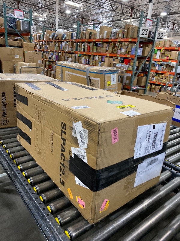 Photo 1 of SereneLife Small Air Conditioner Portable 12,000 BTU with Built-in Dehumidifier - Portable AC Unit for Rooms up to 550 sq ft - Remote Control, Window Mount Exhaust Kit