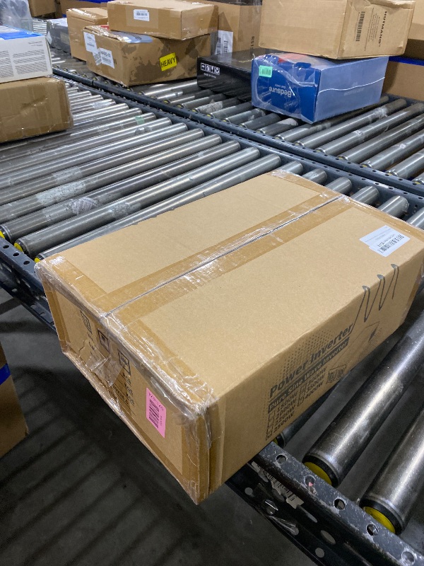 Photo 1 of 2500W Pure Sine Wave Power Inverter with Transfer Switch, 12V DC to 120V AC Converter, Auto Switch to Shore Power, 5000W Peak, Remote LCD Controller, USB & Type-C for RV, Truck, Off-Grid Use