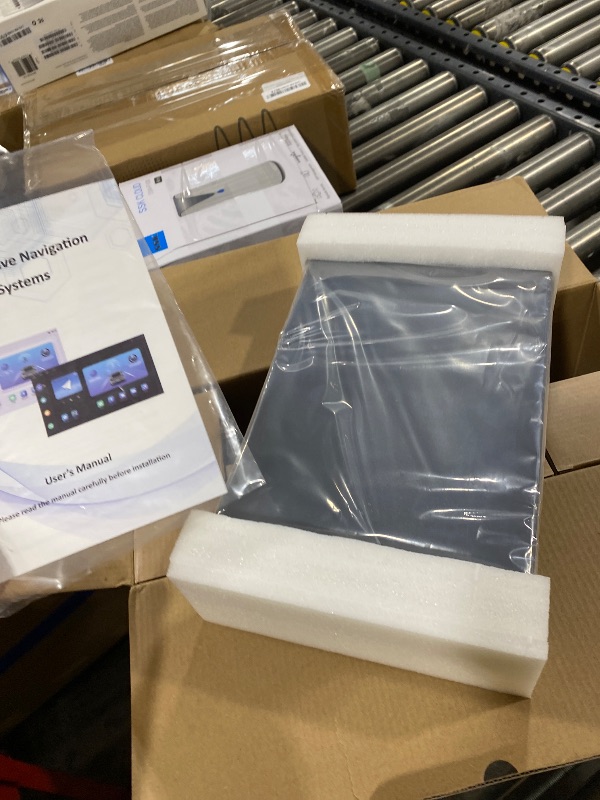 Photo 1 of JOYING Double Din Car Stereo Manual Rotation Car Radio 11.6 inch Android 13 Head Unit 8GB+128GB with CarPlay & Android Auto, Mirror Link, AM/FM, Bluetooth(JY-UTD11N8-MR)