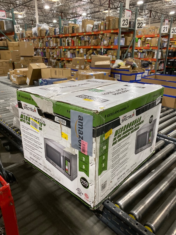 Photo 1 of Winco Commercial-Grade Microwave with Touch Controls, 2,100 W, 1.2 Cubic Feet