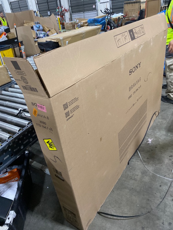 Photo 1 of Sony 77 Inch OLED 4K Ultra HD TV BRAVIA 8 Smart Google TV with Dolby Vision HDR and Exclusive Features for PlayStation® 5 (K-77XR80)