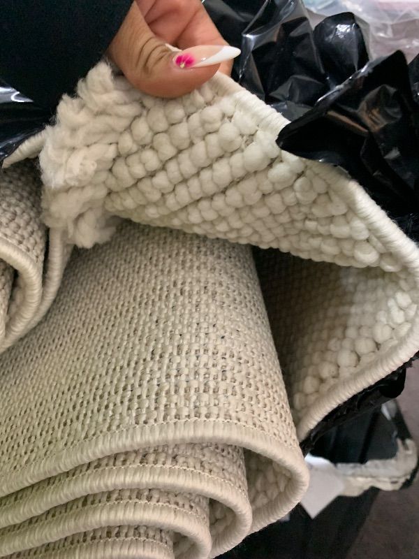 Photo 3 of LUXE WEAVERS Solid Machine Woven Blue 6x9 Area Rug, Indoor Stain-Resistant Carpet