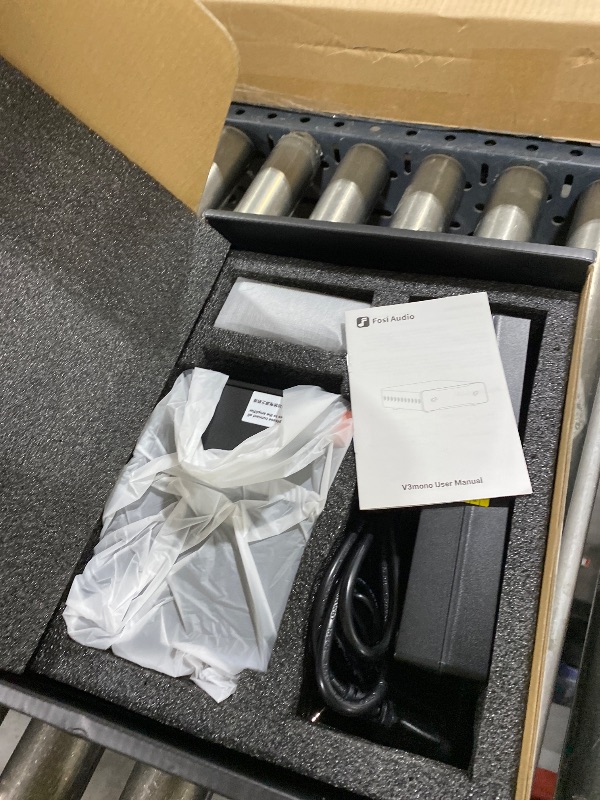 Photo 1 of Fosi Audio Two V3 Mono Power Amplifier 240W Class D AMP with TPA3255 Chip, RCA/XLR Balanced Inputs, 48V/10A Power, for Home Audio Speakers & Home Theater