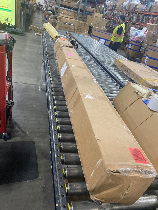 Photo 1 of Sally Pacific Modern Area Rug, Navy Blue and White Geometric Pattern with Gold Accents, Large Living Room Carpet, 106 x 145 Inches (9x12 feet)