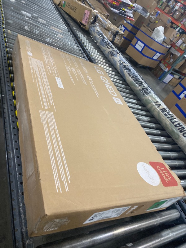 Photo 1 of LG 43-Inch Class QNED AI 4K QNED82A Series Smart TV w/AI Sound, HDR10, 4K Super Upscaling, Filmmaker Mode, Wow Orchestra, Alexa Built-in (43QNED82AUA, 2025)