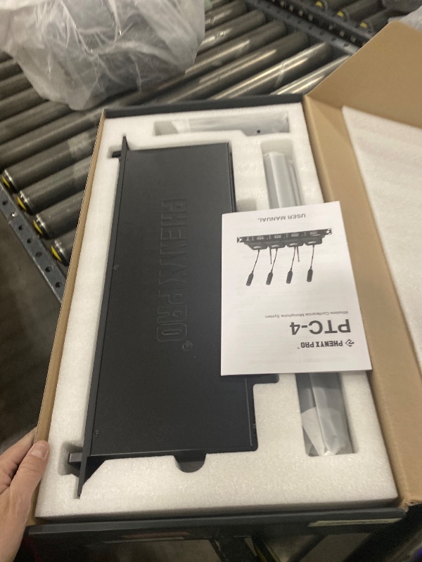 Photo 1 of Phenyx Pro Wireless Conference Microphone System, Quad Channel Wireless Podium Microphone, 4x50 UHF Frequencies, Auto Scan, 4 Gooseneck Mics for Lecture, Church, Conference, Public Speaking (PTC-4)