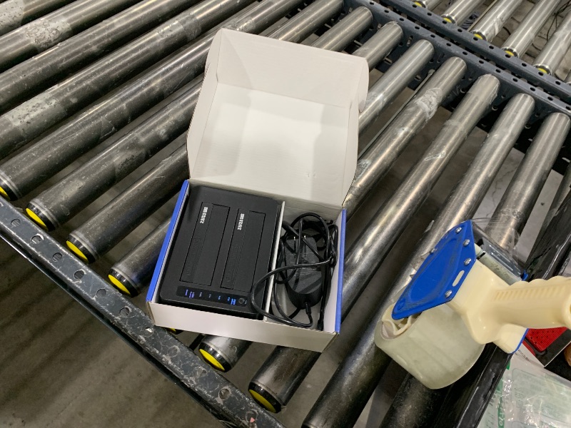 Photo 1 of SAS to USB 3.0 Hard Drive Docking Station, SAS Dual Bay Hard Drive Duplicator for 2.5/3.5 SSD HDD with Offline Cloner Function,Plug and Play,Support up to 36TB