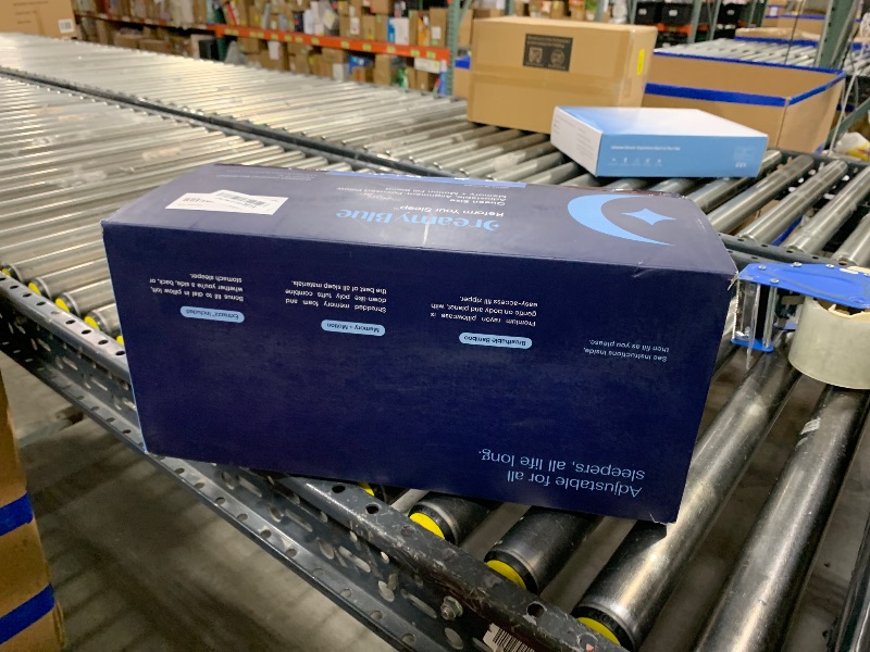 Photo 1 of DreamyBlue Signature Pillow w/Adjustable Loft • Shredded Memory Foam Fill • Neutral Alignment for Side, Back, and Stomach Sleepers • Washable Bamboo Rayon Cover • CertiPUR-US Certified Foam (Queen)