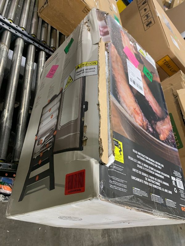 Photo 1 of Masterbuilt® 30-inch Digital Electric Vertical BBQ Smoker with Leg Kit, Side Wood Chip Loader and 710 Cooking Square Inches in Black, Model MB20070421094428276642
