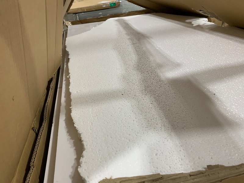Photo 1 of **********MISSING PARTS*****************DAMAGED*******
Bath Tub Surround Kits – Waterproof Wall Panels for Tubs – Glossy Finish & Seamless Pattern – Easy to Install Over Any Surface – Leakproof Design (W60'' x D32'' x H60'') – Glacier**********DAMAGED***